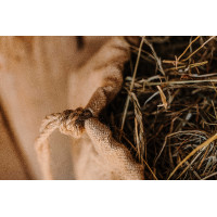 Bolsa de red para heno HIPPOTONIC - Natural Beige / negro
