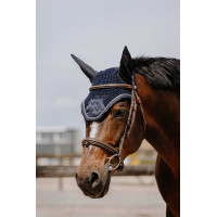 Bonete antimoscas Equithème Brocart Marino