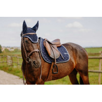 Orejeras antimoscas Je t'aime EQUITHÈME - Mirror Azul