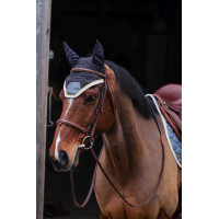 Bonete anti-moscas Equithème Denim Cielo azul Bonete anti-moscas Equithème Denim Cielo azul