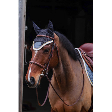 Bonete anti-moscas Equithème Denim Gris Bonete anti-moscas Equithème Denim Gris