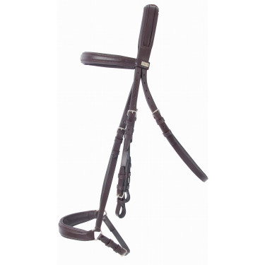 Cabezada Michel Robert muserola alemana T de T Havana oscuro