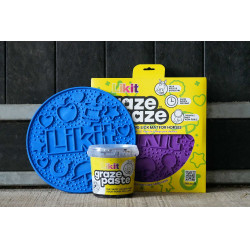 Tapete para lamer LIKIT Graze Maze Azul