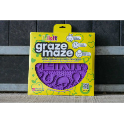 Tapete para lamer LIKIT Graze Maze Púrpura Violeta