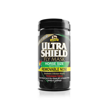 Máscara antimoscas con orejas y protector nasal Absorbine Ultrashield Máscara antimoscas con orejas y protector nasal Absorbine Ultrashield