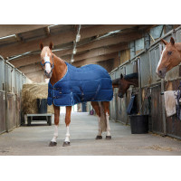 Manta de cuadra Riding World Marino / cielo azul