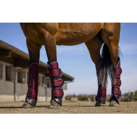 Gueteras de transporte Equithème Tyrex 1200D Reforzadas Burdeos Gueteras de transporte Equithème Tyrex 1200D Reforzadas Burdeos