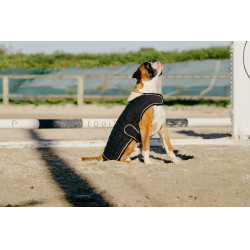 Cobija para perro Te quiero Equithème Negro