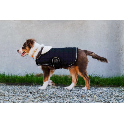 Cobija para perro Te quiero Equithème Negro