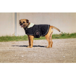 Cobija para perro Te quiero Equithème Negro