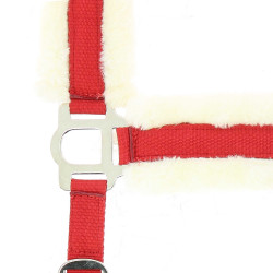 Cabezada de cuadra Norton Confort Roja Rojo