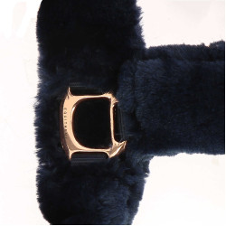 Cabezada Equi-Theme Teddy rose gold Azul marino