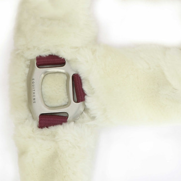 Cabezada Equi-Theme Teddy Burdeos / crudo