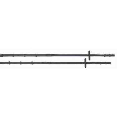 Riendas ultra grip con stops T de T Riendas ultra grip con stops T de T