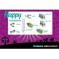 Postes Polypike Happy Horizont 142 cm por 10 Verde