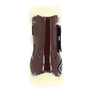 Protectores de tendón Norton XTR de borreguillo sintético Castaño Marrón