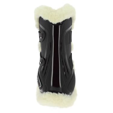 Protectores de tendón abotonadas Norton XTR de borreguillo sintético Negro Protectores de tendón abotonadas Norton XTR de borreguillo sintético Negro