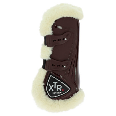 Protectores de tendón abotonadas Norton XTR de borreguillo sintético Protectores de tendón abotonadas Norton XTR de borreguillo sintético