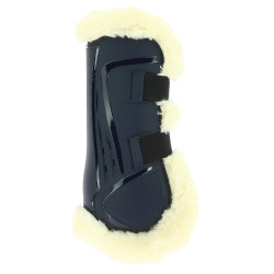 Protectores de tendón abotonadas Norton XTR de borreguillo sintético Azul marino Protectores de tendón abotonadas Norton XTR de borreguillo sintético Azul marino