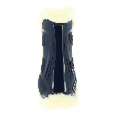 Protectores de tendón abotonadas Norton XTR de borreguillo sintético Azul marino Protectores de tendón abotonadas Norton XTR de borreguillo sintético Azul marino