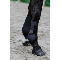 Protectores de tendón EQUITHÈME Negro Protectores de tendón EQUITHÈME Negro