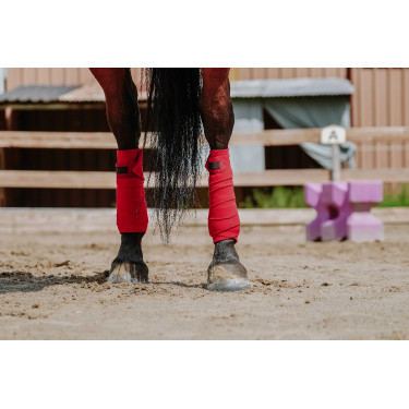 Ventas de polo EQUITHÈME Roja Ventas de polo EQUITHÈME Roja