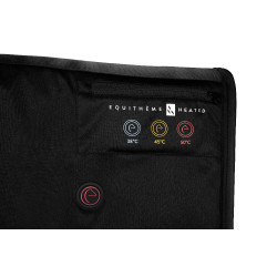 Calientadores de espalda EQUITHÈME – Sistema IWarm Negro