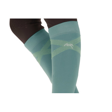 Chaussettes d'équitation PENELOPE Gummy Verde salvia Chaussettes d'équitation PENELOPE Gummy Verde salvia