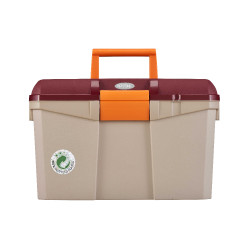 Caja de aseo HIPPOTONIC - Bicolor Burdeos / beige Caja de aseo HIPPOTONIC - Bicolor Burdeos / beige