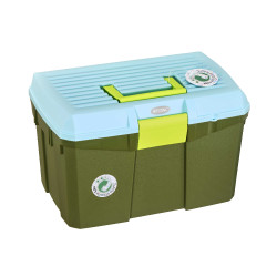 Caja de aseo HIPPOTONIC - Bicolor Caqui / cielo