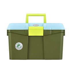 Caja de aseo HIPPOTONIC - Bicolor Caqui / cielo