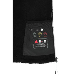 Chaleco polar calefactable EQUITHÈME Heated - Valery Negro