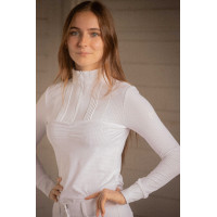 Polo de concours PENELOPE Florence manches longues Blanco