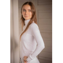 Polo de concours PENELOPE Florence manches longues Blanco