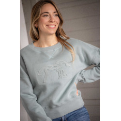 Sweat PENELOPE Bianca Verde salvia Sweat PENELOPE Bianca Verde salvia