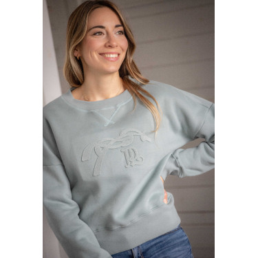 Sweat PENELOPE Bianca Verde salvia Sweat PENELOPE Bianca Verde salvia