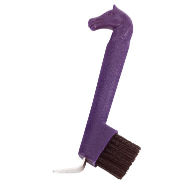 Limpia cascos con cepillo, cabeza de caballo Limpia cascos con cepillo, cabeza de caballo