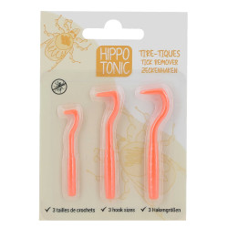Set de Pinzas para Garrapatas HIPPOTONIC Naranja