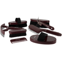 Cepillo suave Hippotonic Glitter Burdeos