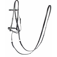 Cabezada bitless T de T Negro