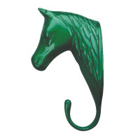 Portabrida con forma de cabeza de caballo Verde oscuro Portabrida con forma de cabeza de caballo Verde oscuro