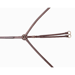 Pechopetral forrado con pespuntes T de T Tabaco Marrón Pechopetral forrado con pespuntes T de T Tabaco Marrón