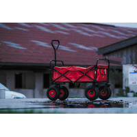 Carro portasilla de 4 ruedas HIPPOTONIC Roja
