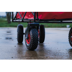 Carro portasilla de 4 ruedas HIPPOTONIC Roja Rojo