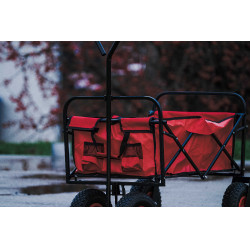 Carro portasilla de 4 ruedas HIPPOTONIC Roja Rojo