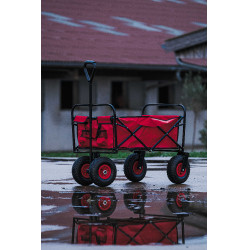 Carro portasilla de 4 ruedas HIPPOTONIC Roja Rojo