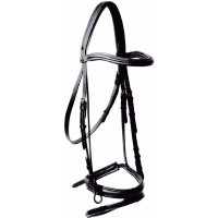 Cabezada Michel Robert muserola combinada T de T Negro