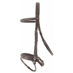 Cabezada Michel Robert muserola pull-back T de T Havana oscuro