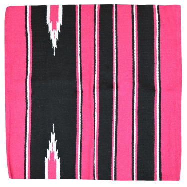 Westride Navajo Alfombra de algodón/acrílico Rosa / negro / blanco