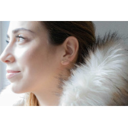 Pendientes Pénélope Milly Dorado Oro